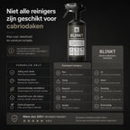 Cabriodak Reiniger met Nano Coating