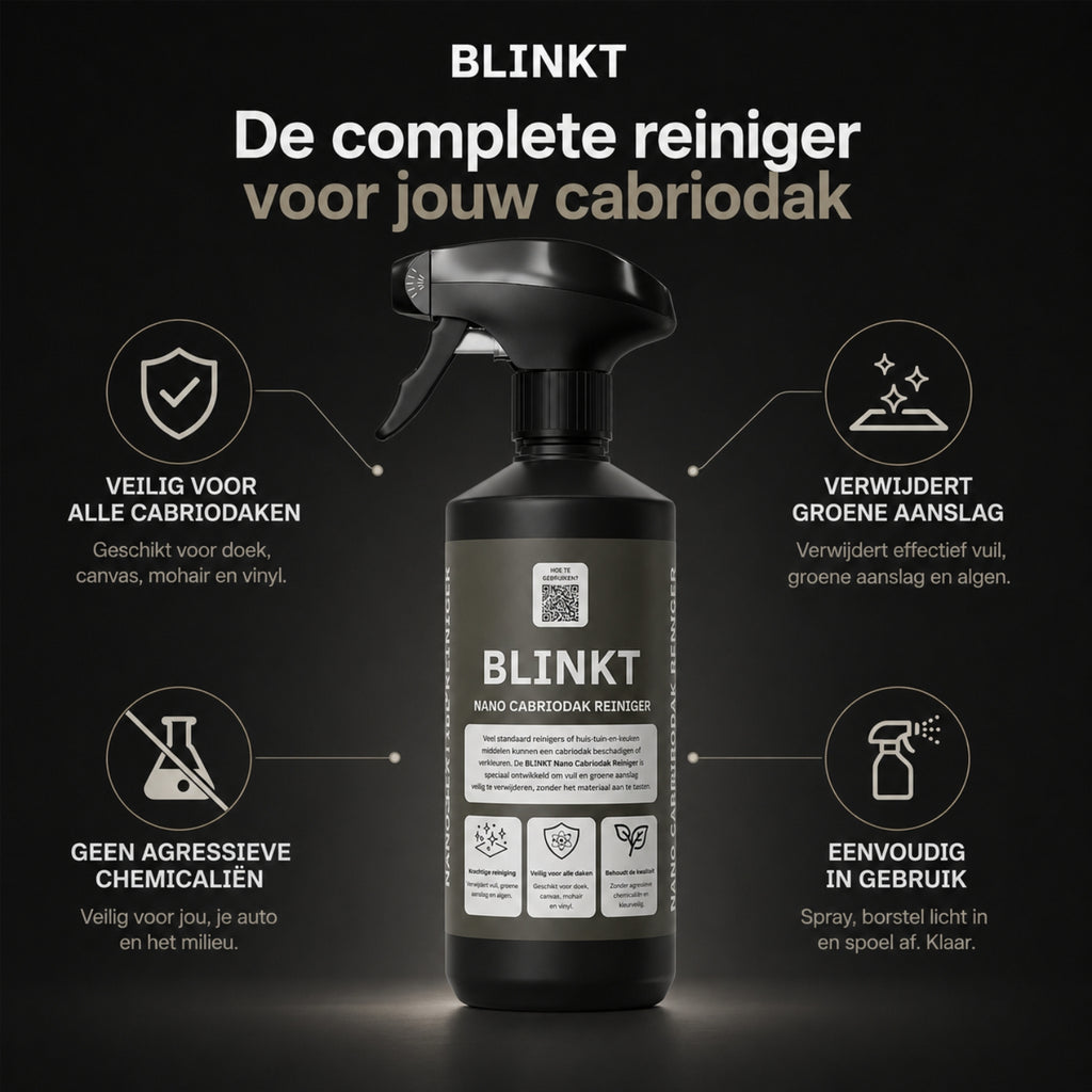 Cabriodak Reiniger met Nano Coating
