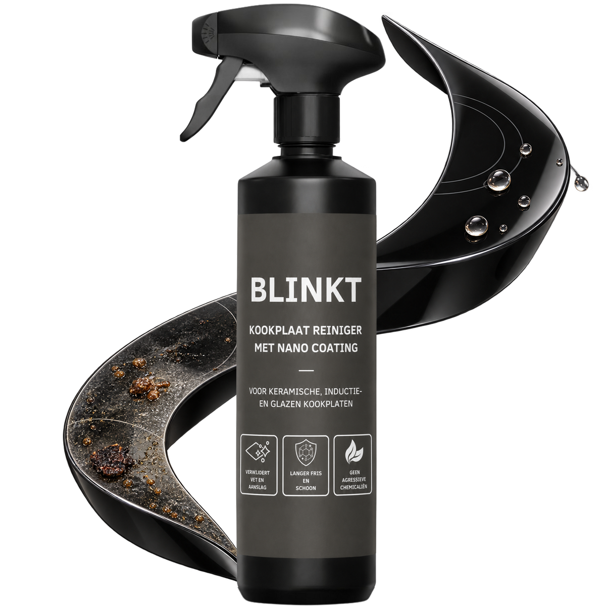 Kookplaat Reiniger met Nano Coating