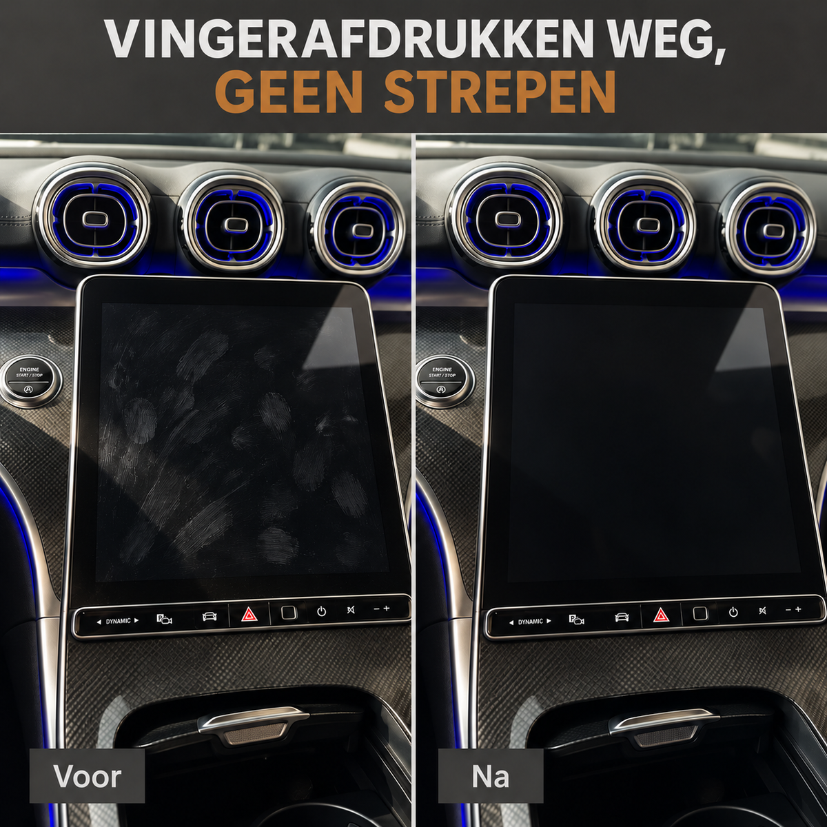 Interieurreiniger Auto met Nano Coating