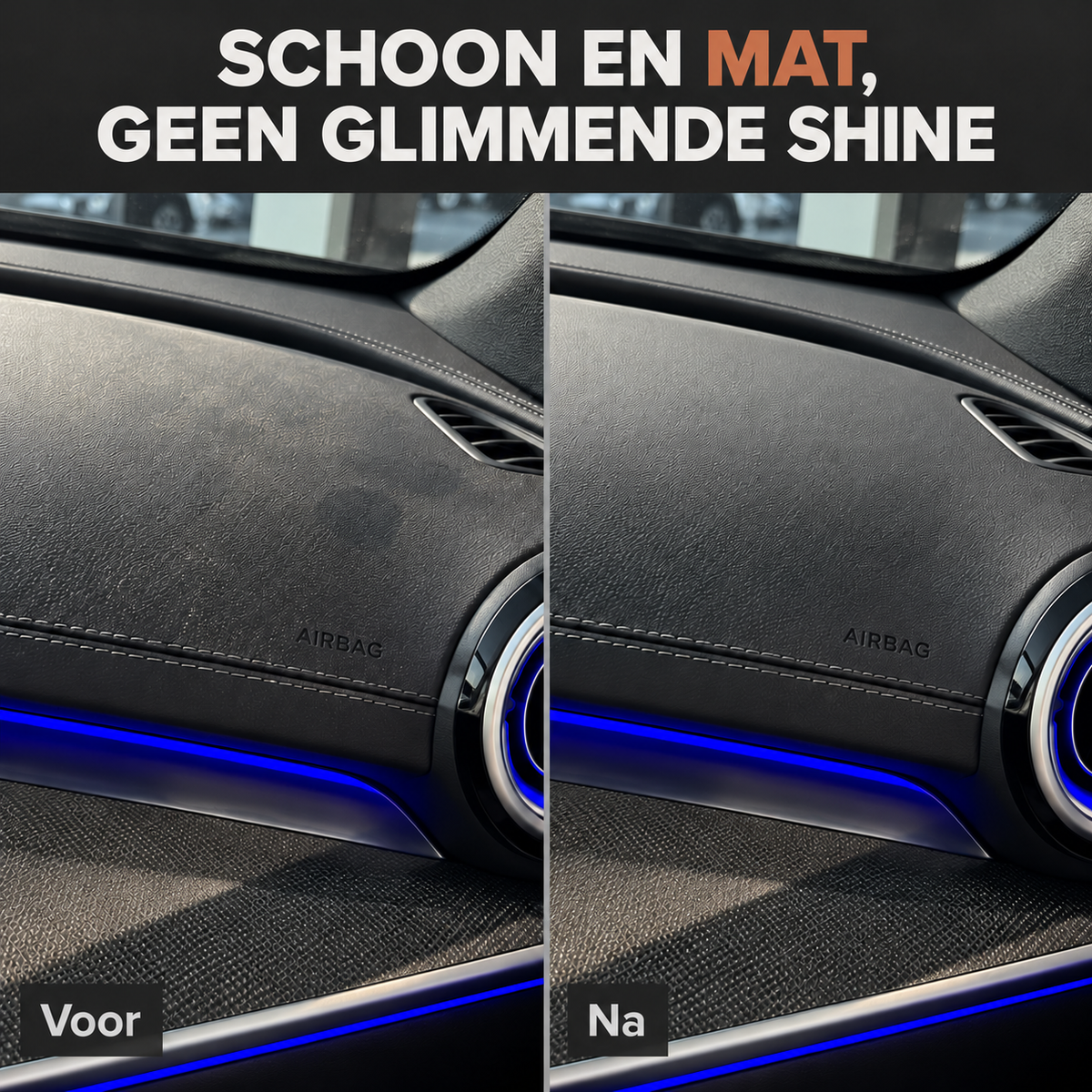 Interieurreiniger Auto met Nano Coating