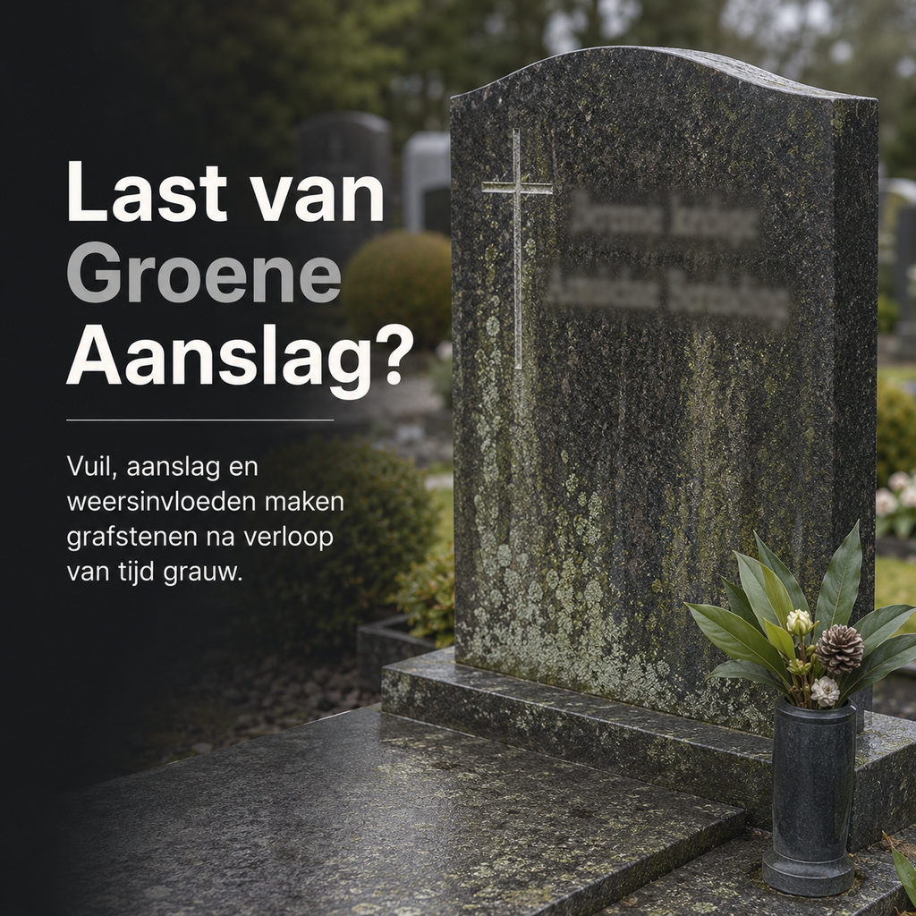 Grafsteen Reiniger met Nano Coating