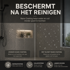 Douchewand Reiniger met Nano Coating