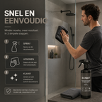Douchewand Reiniger met Nano Coating