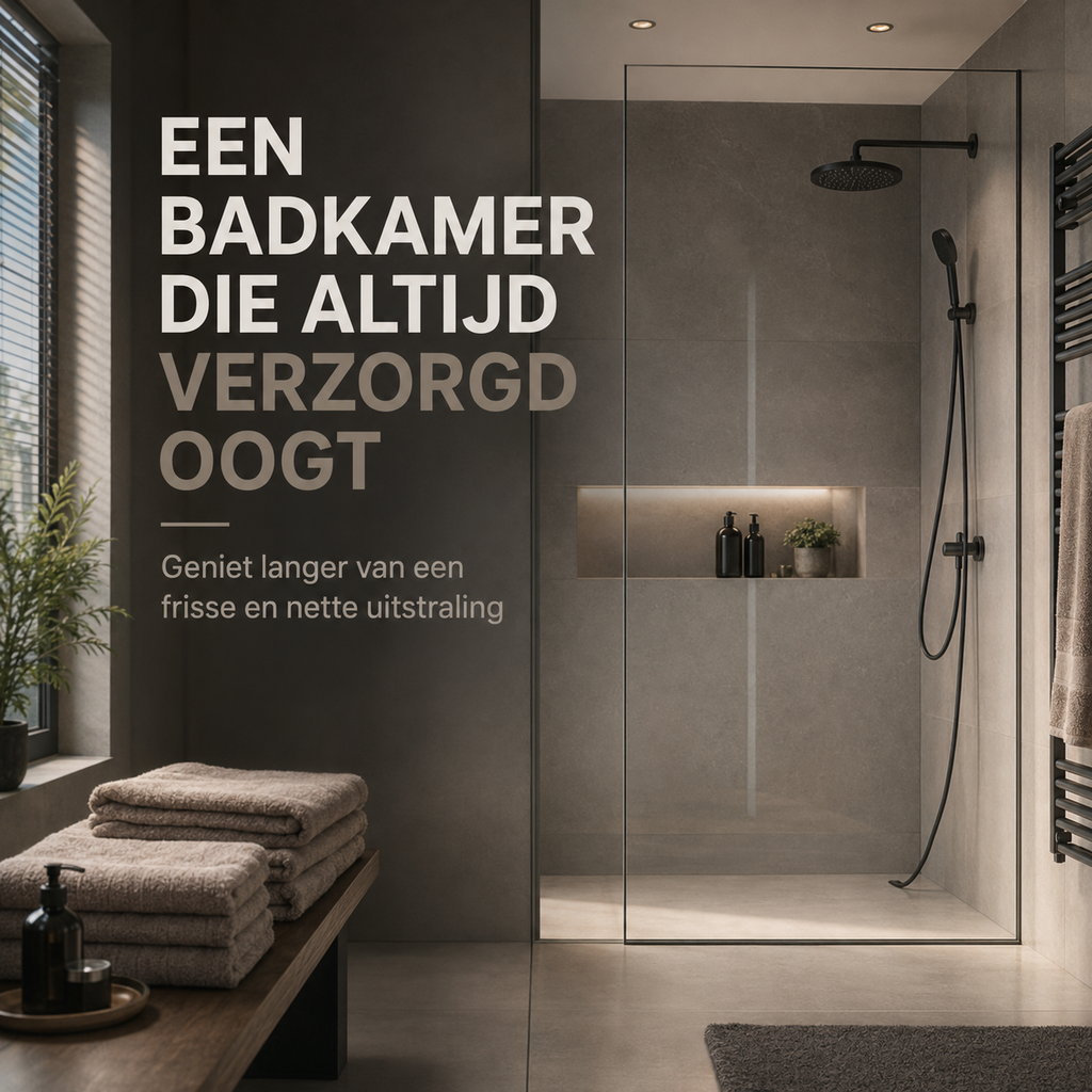 Douchewand Reiniger met Nano Coating