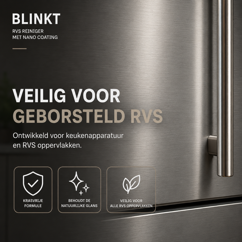 RVS Reiniger met Nano Coating