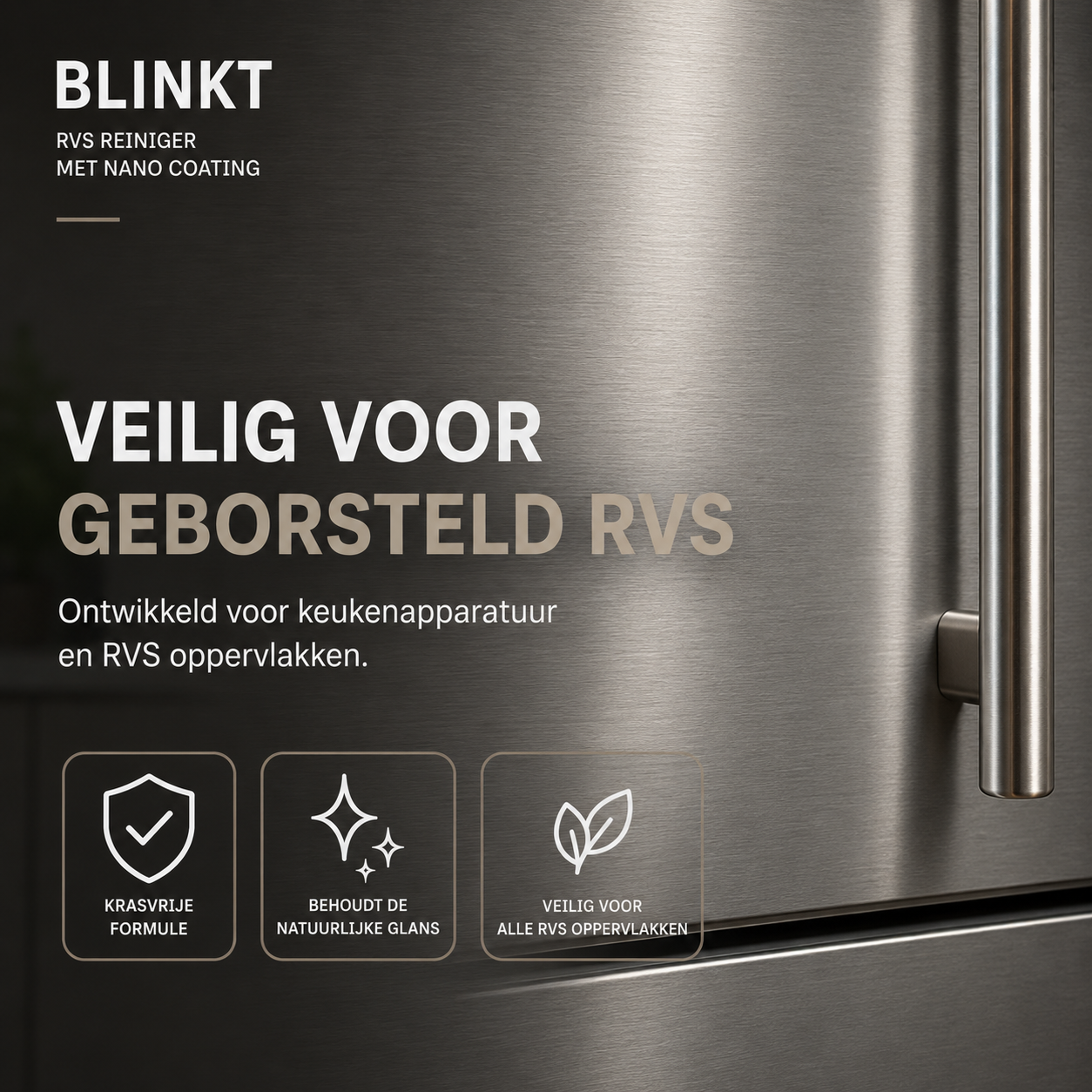 RVS Reiniger met Nano Coating