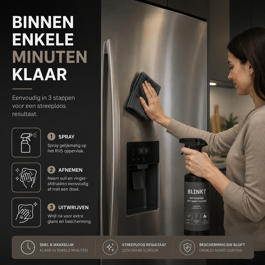 RVS Reiniger met Nano Coating