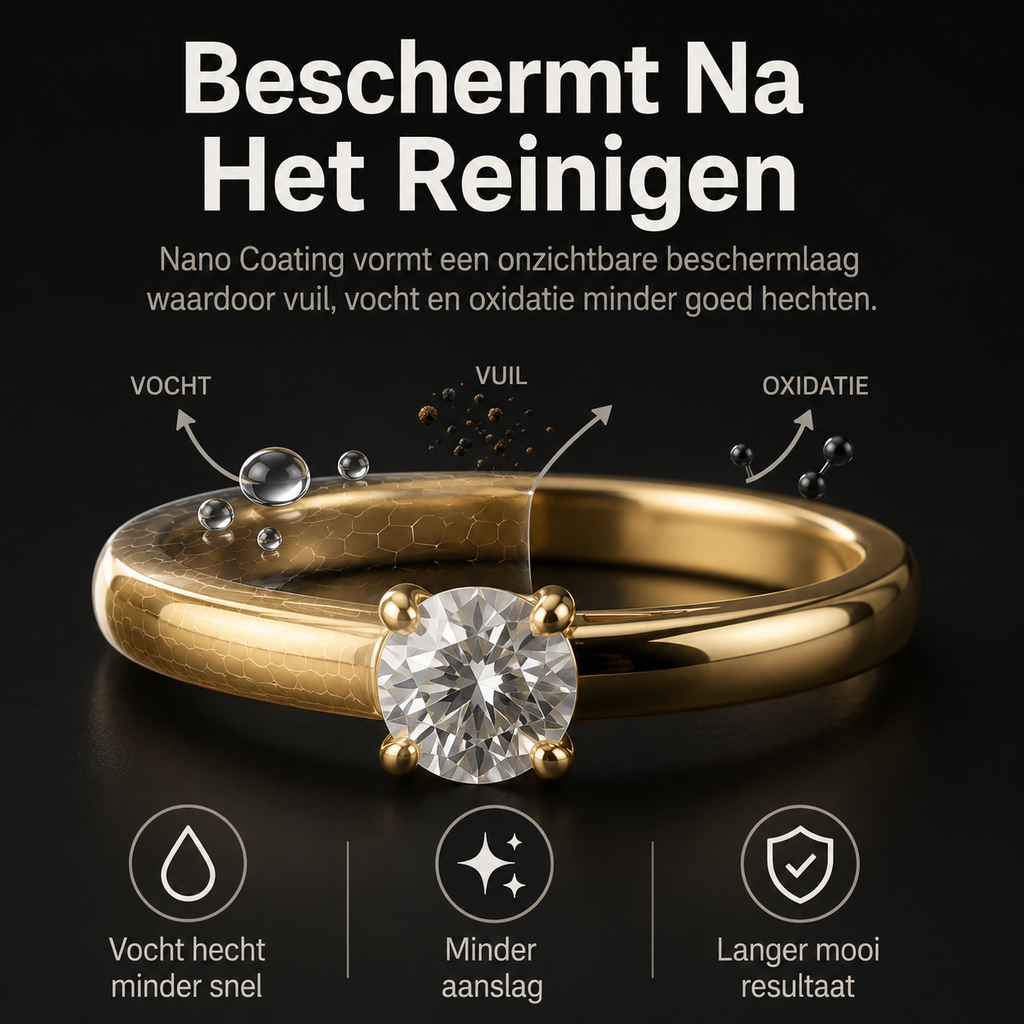 Sieraden Reiniger met Nano Coating
