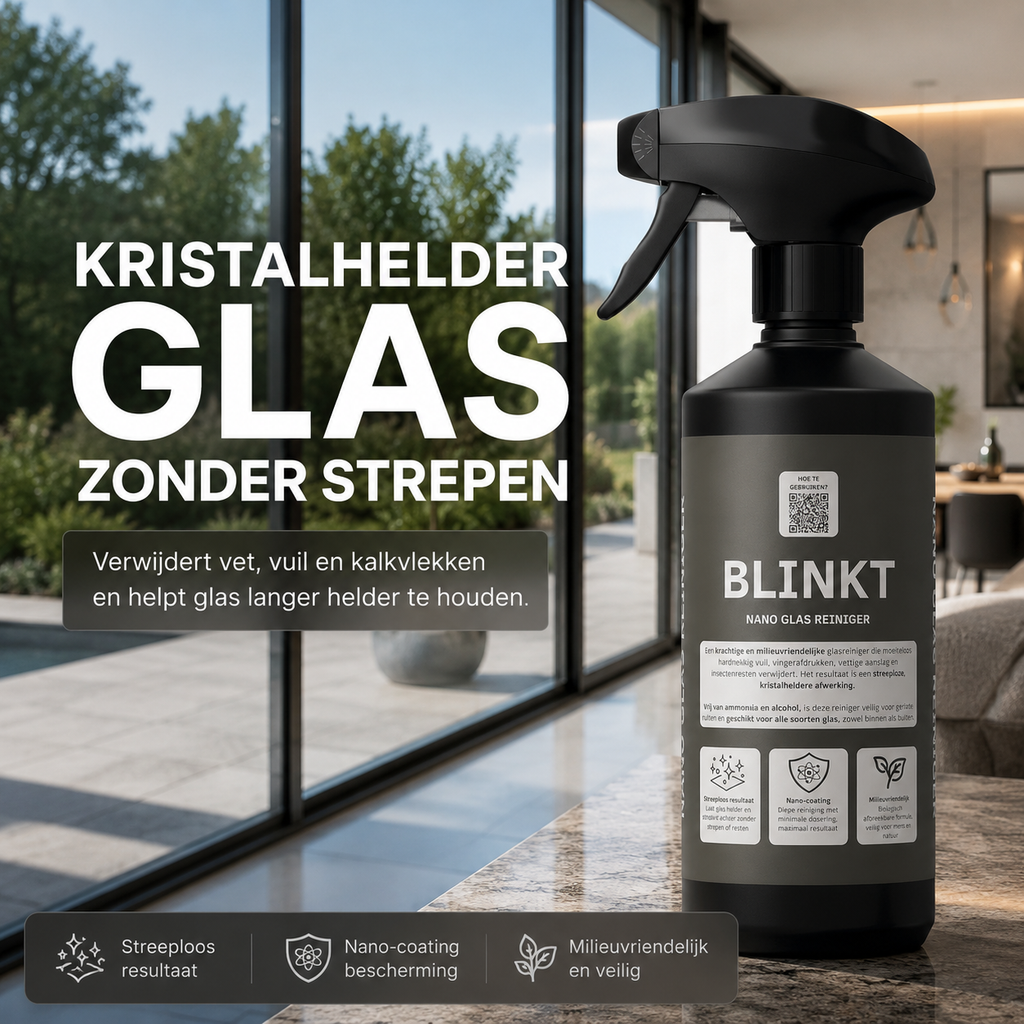 Glasreiniger met Nano Coating
