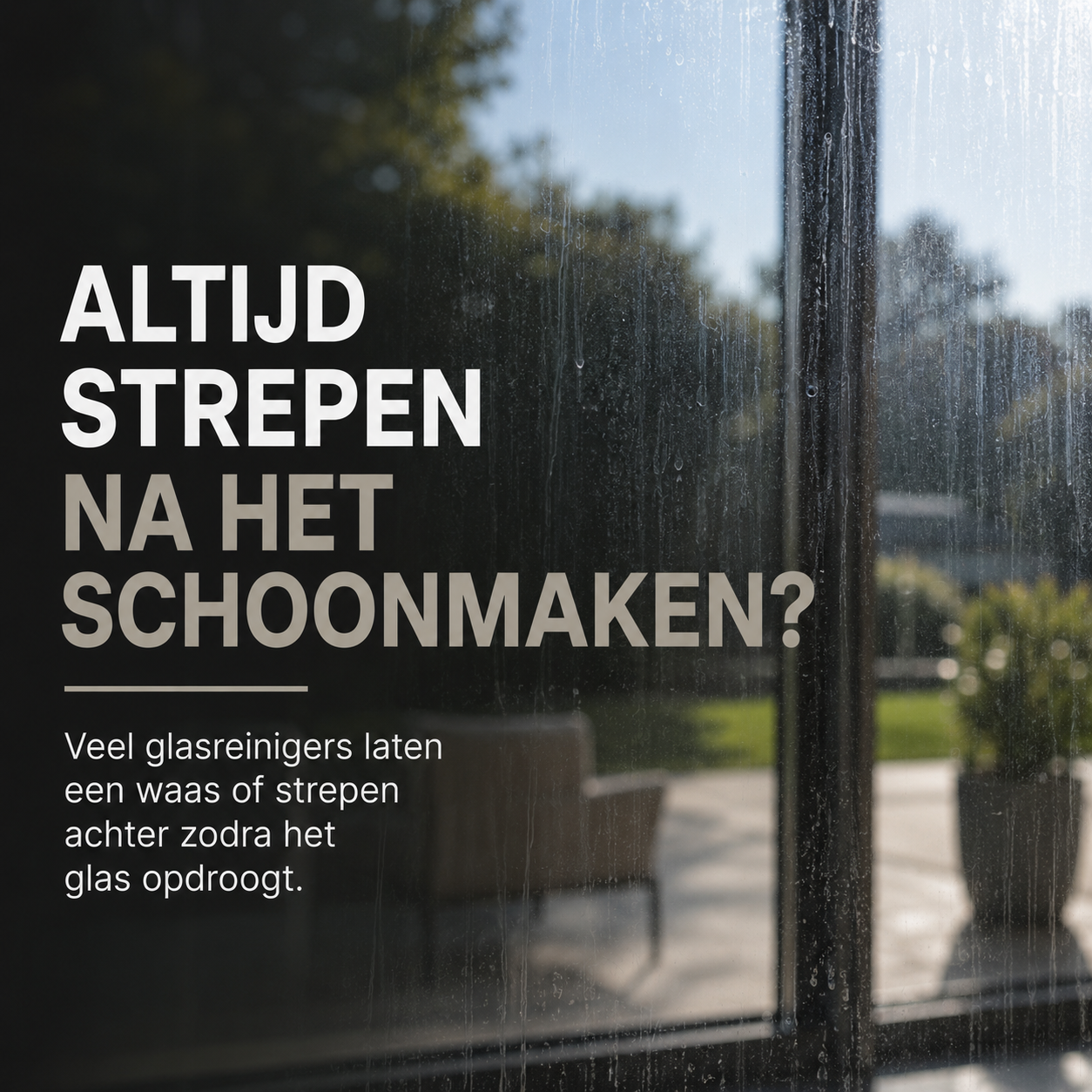 Glasreiniger met Nano Coating