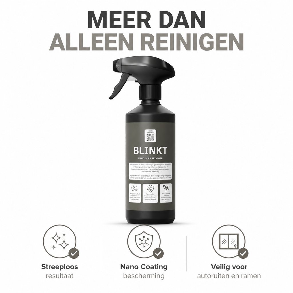 Glasreiniger met Nano Coating