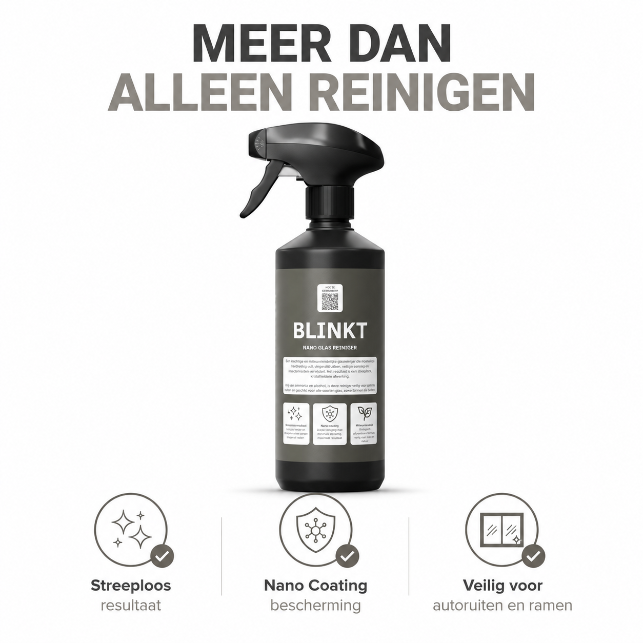 Glasreiniger met Nano Coating