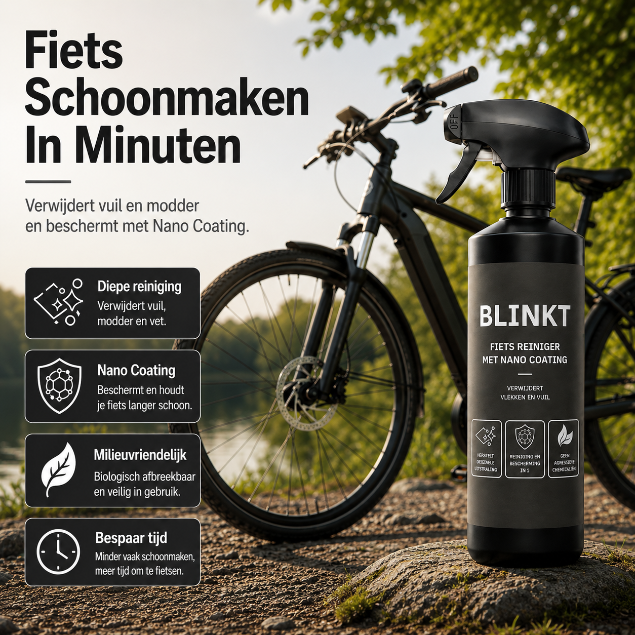 Fietsreiniger met Nano Coating