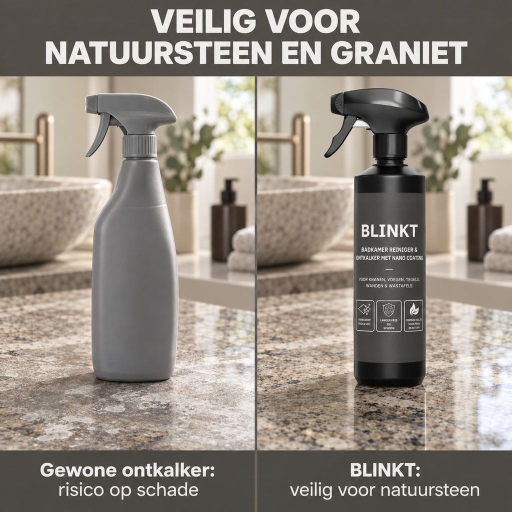 Badkamer Ontkalker met Nano Coating