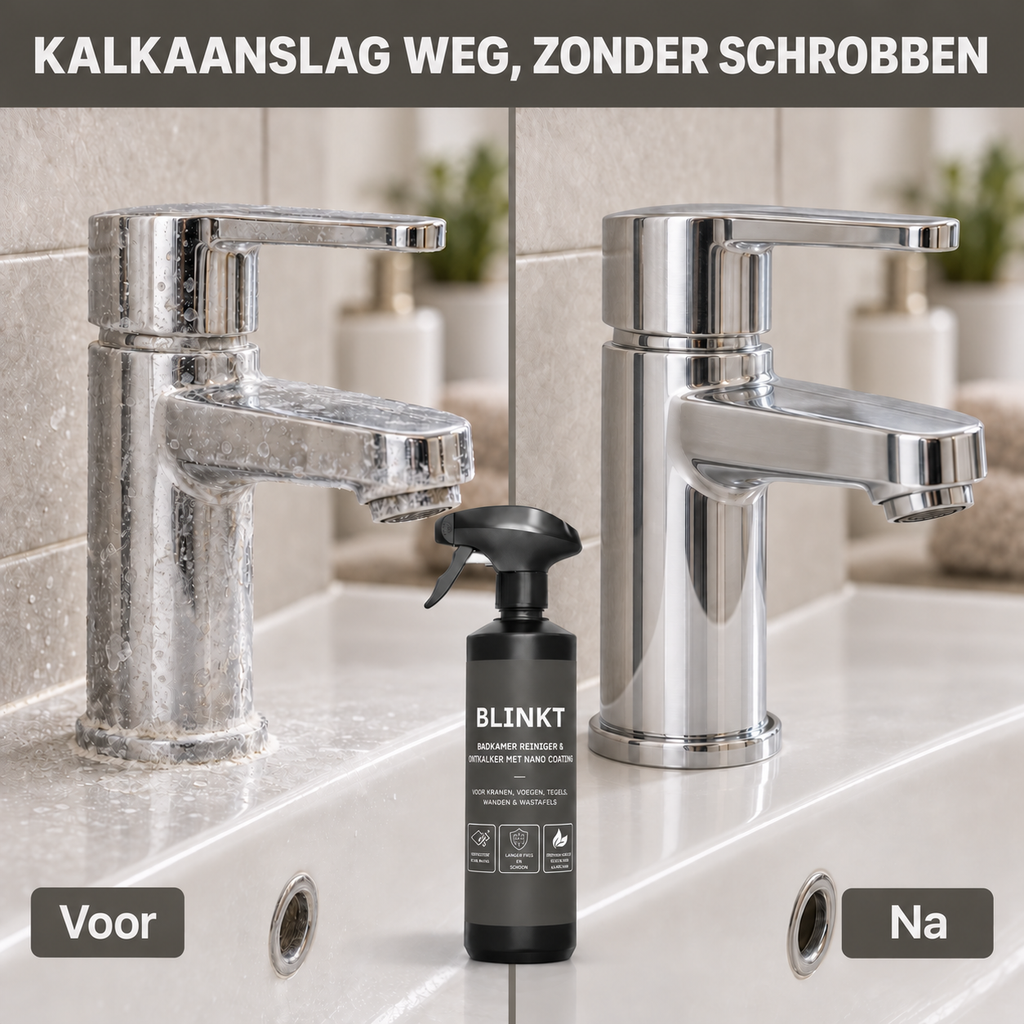 Badkamer Ontkalker met Nano Coating