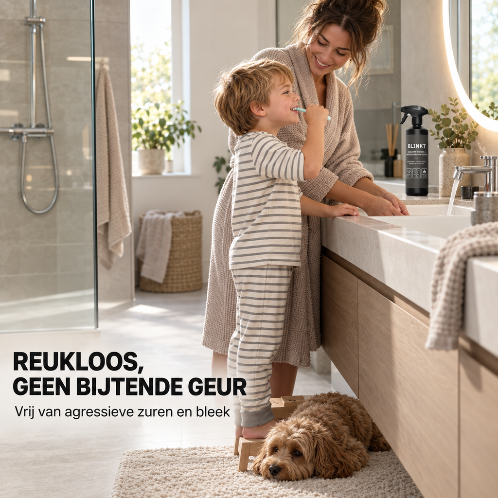 Badkamer Ontkalker met Nano Coating