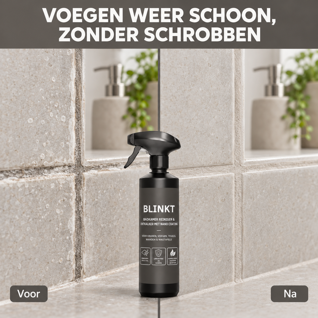 Badkamer Ontkalker met Nano Coating