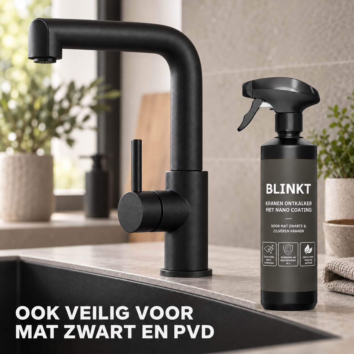 Kraan Ontkalker met Nano Coating