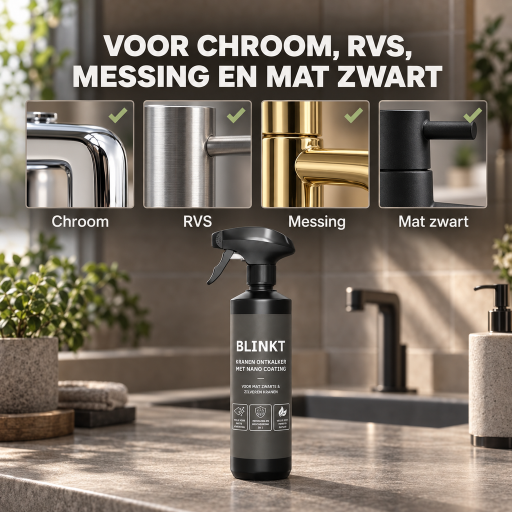 Kraan Ontkalker met Nano Coating