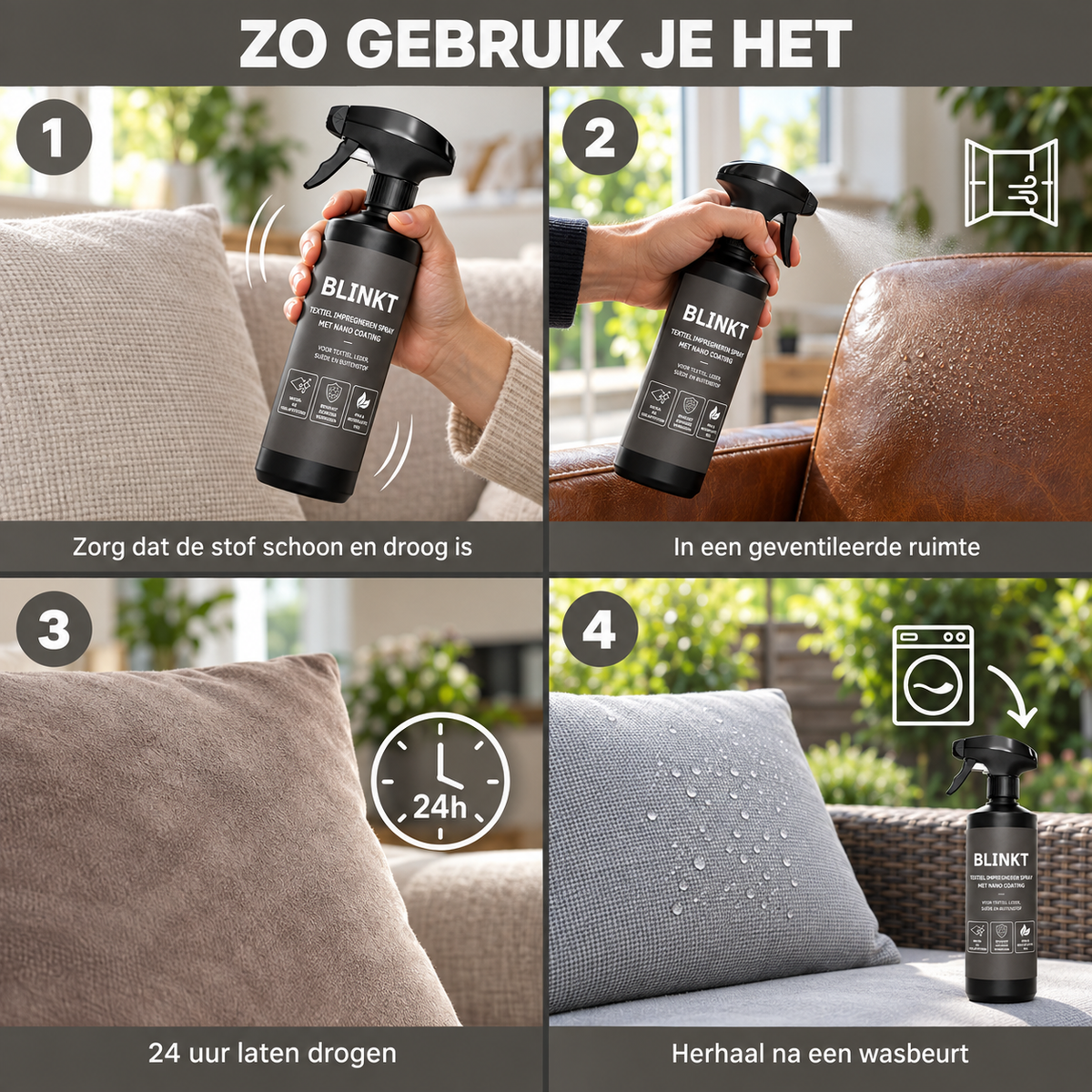 Impregneerspray Bank & Meubelstof met Nano Coating