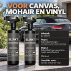 Cabriodak Reinigen en Impregneren Set met Nano Coating