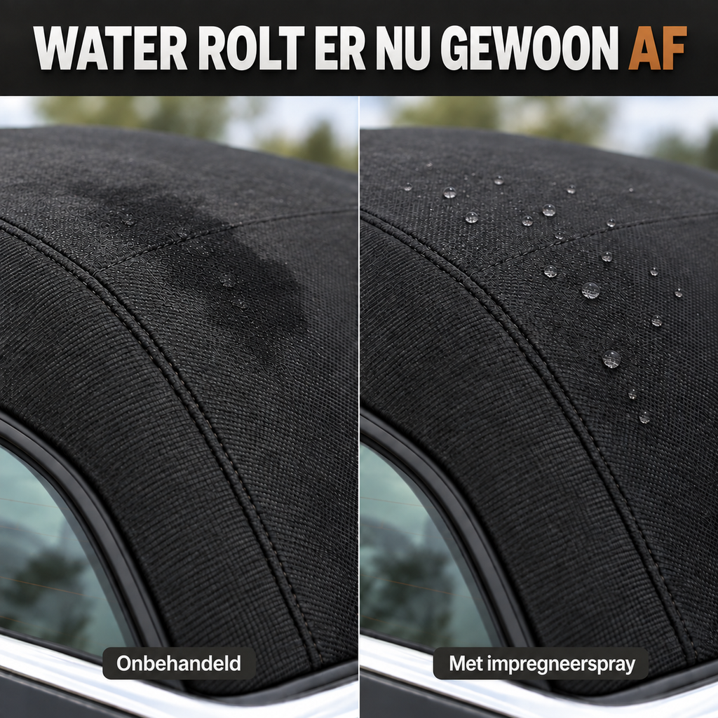 Cabriodak Reinigen en Impregneren Set met Nano Coating