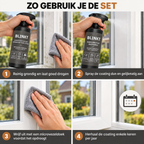 Kunststof Kozijnen Onderhoud Set met Nano Coating