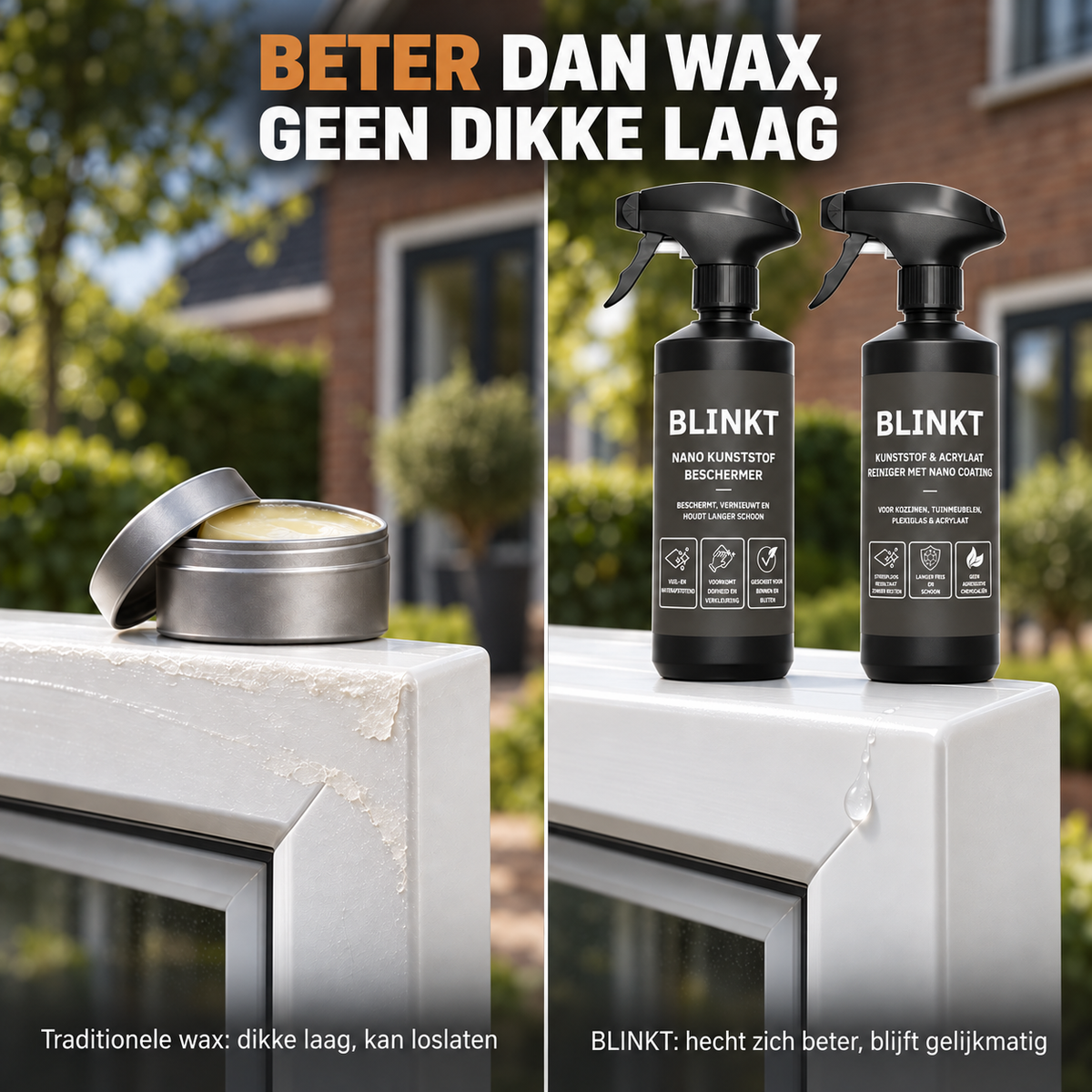 Kunststof Kozijnen Onderhoud Set met Nano Coating