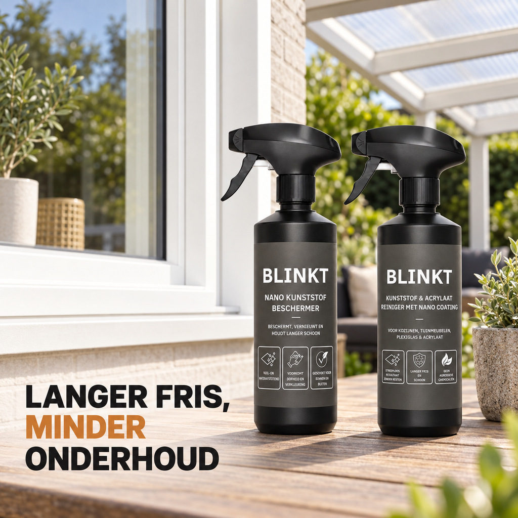 Kunststof Kozijnen Onderhoud Set met Nano Coating