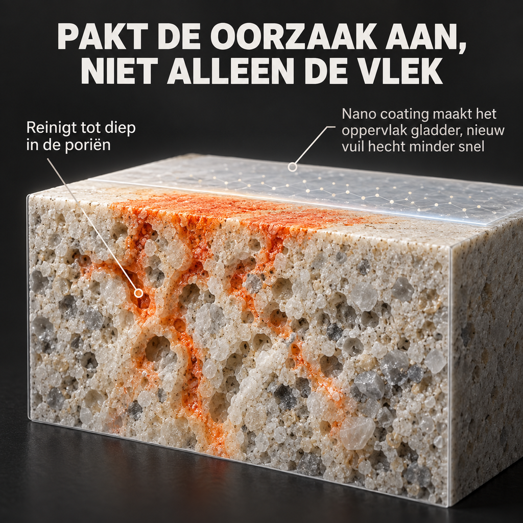 Oranje Aanslag Reiniger met Nano Coating