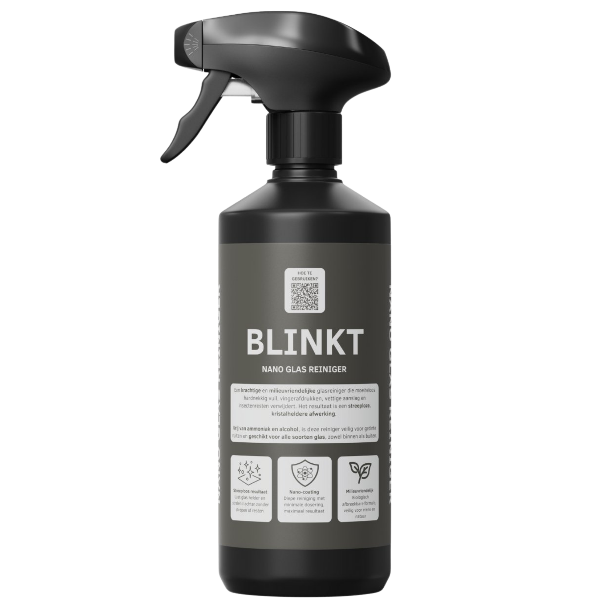 Glasreiniger met Nano Coating