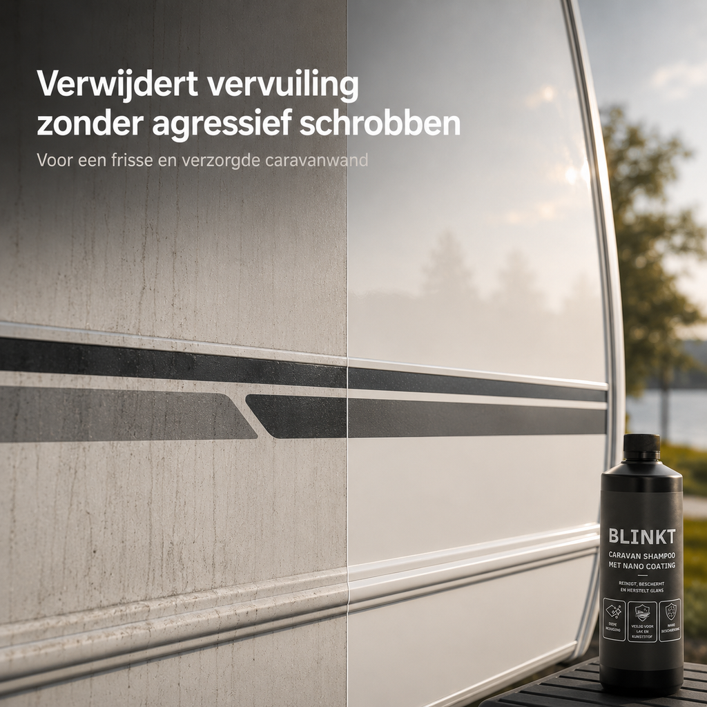 caravan shampoo verwijdert vervuiling
