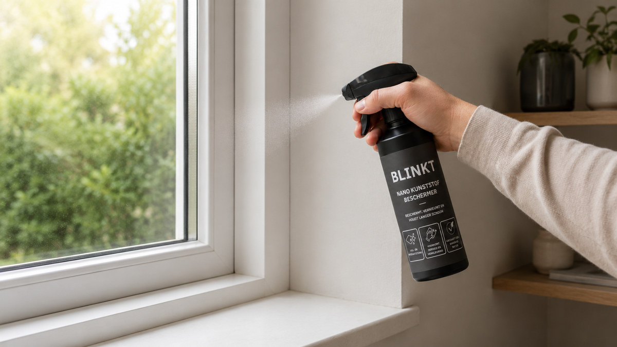 BLINKT kunststof coating aangebracht op een glanzend oppervlak