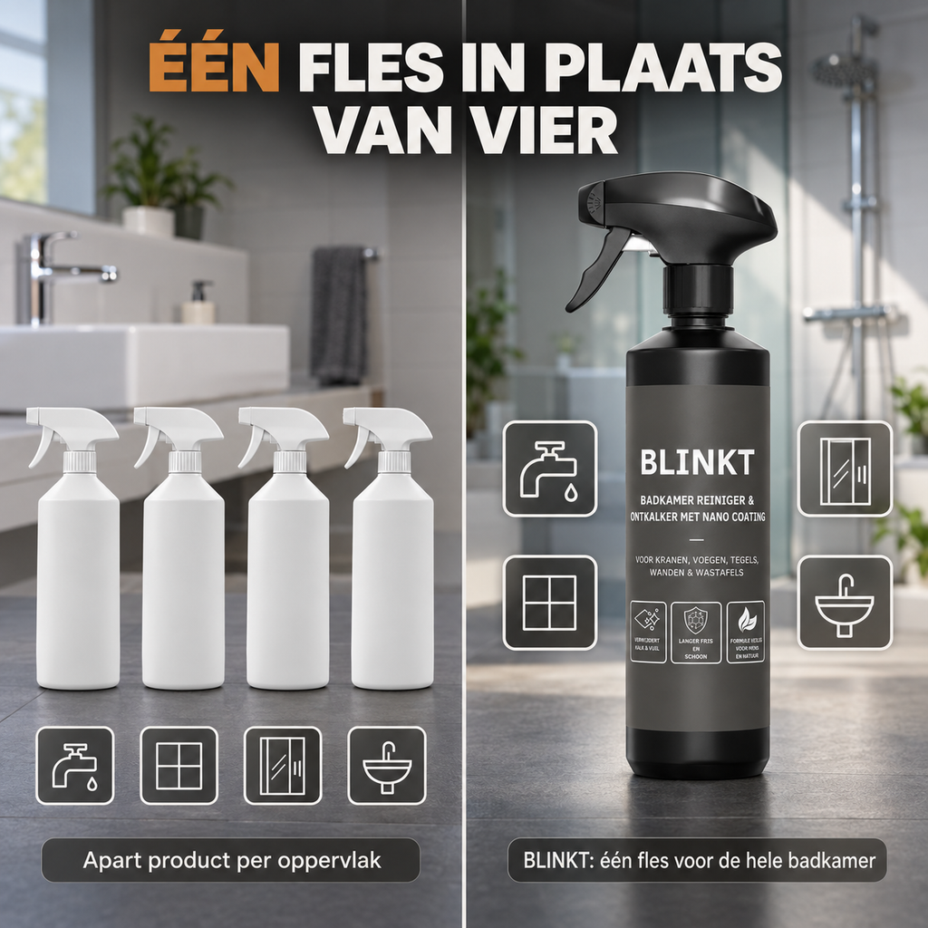 Badkamer Reiniger met Nano Coating
