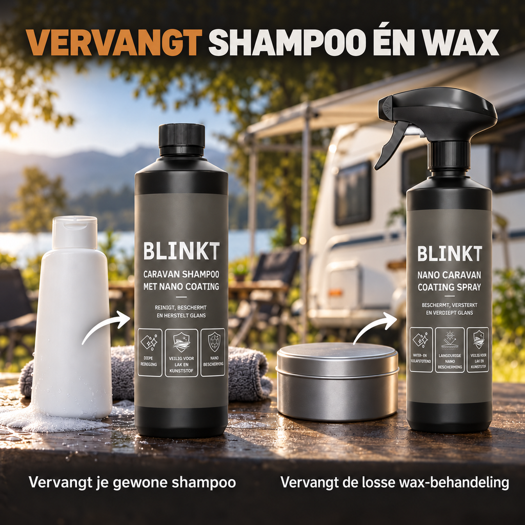 Caravan Wassen & Beschermen Set met Nano Coating