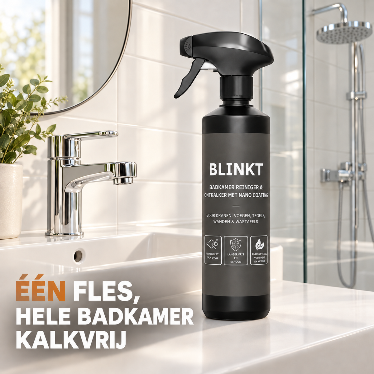 Badkamer Reiniger met Nano Coating