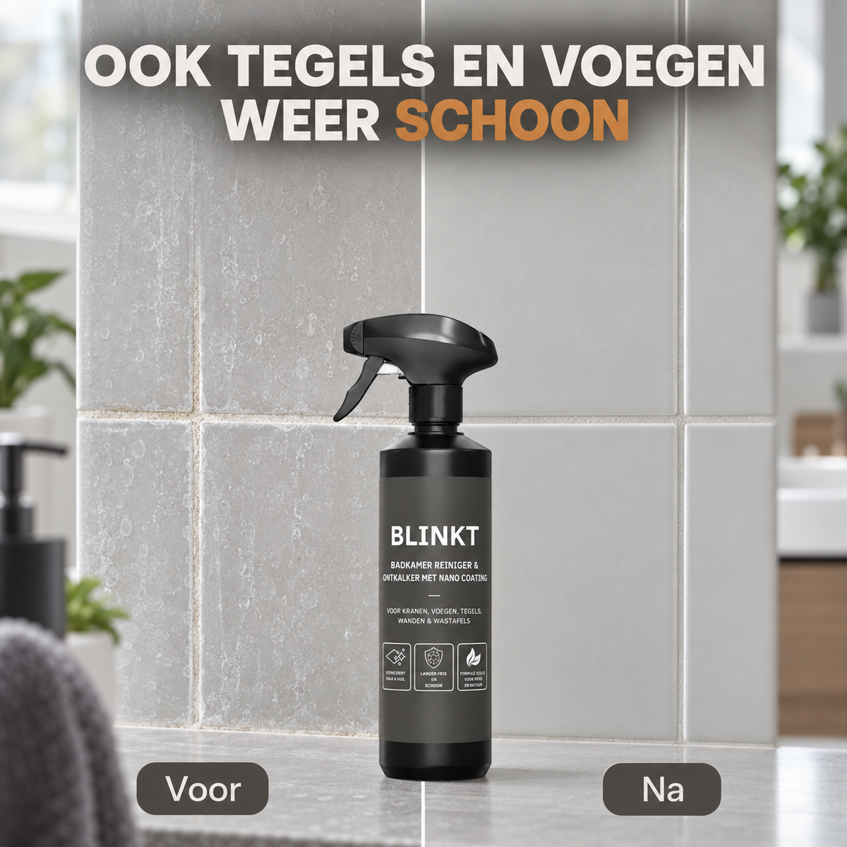 Badkamer Reiniger met Nano Coating