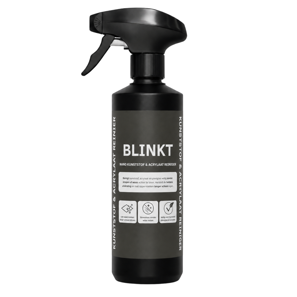 kunststof reiniger blinkt en ook acrylaat hero