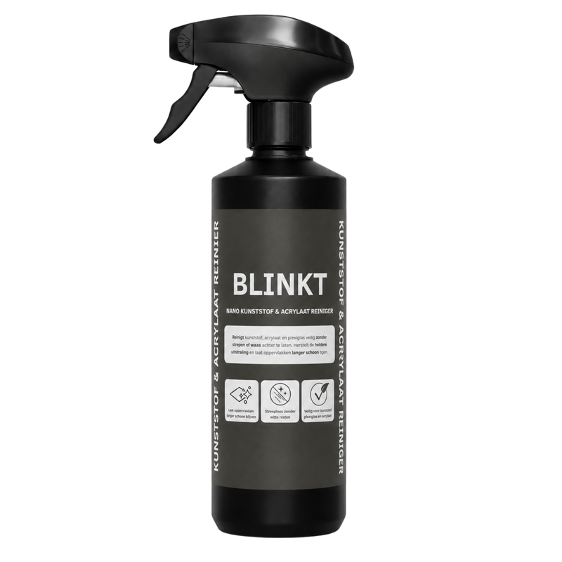kunststof reiniger blinkt en ook acrylaat hero