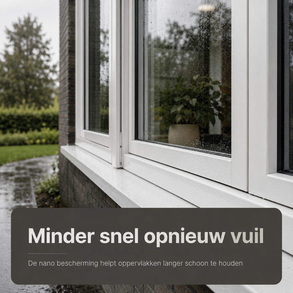 minder snel opnieuw vuil