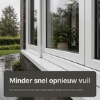 minder snel opnieuw vuil