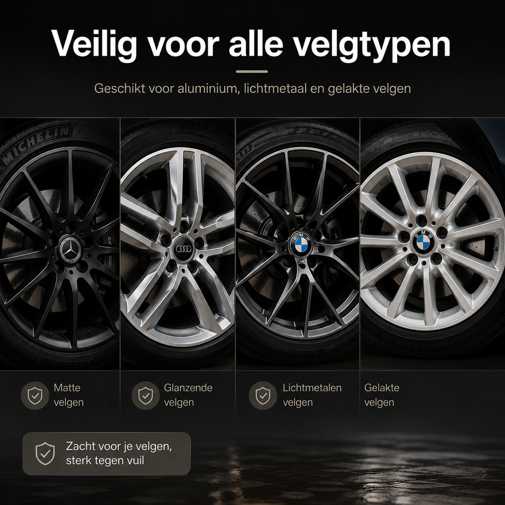 velgenreiniger voor alle types velgen