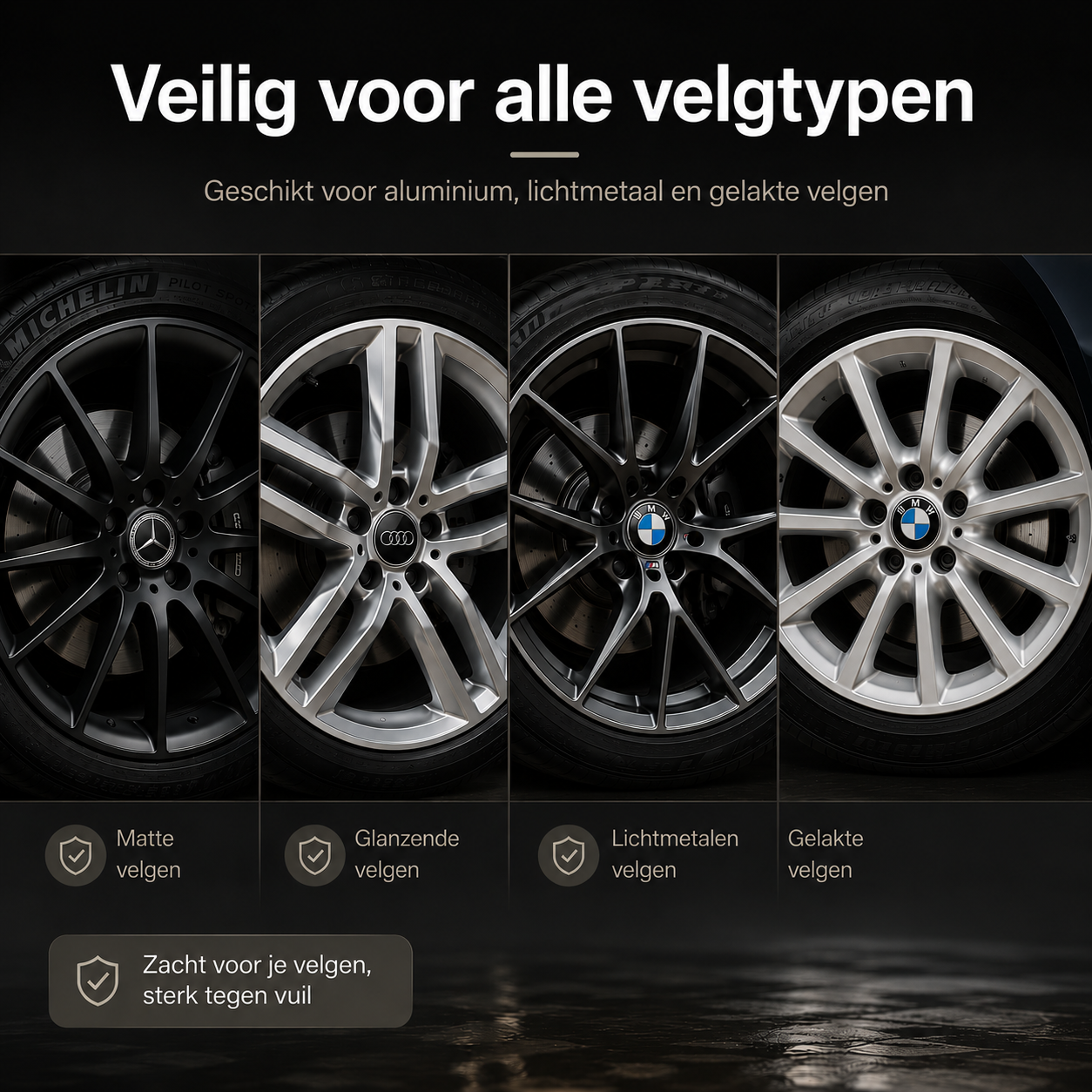 velgenreiniger voor alle types velgen